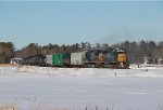 CSXT 8833  Leads L080 at Scarborough